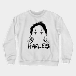 Harley Quinn Ink Black Crewneck Sweatshirt